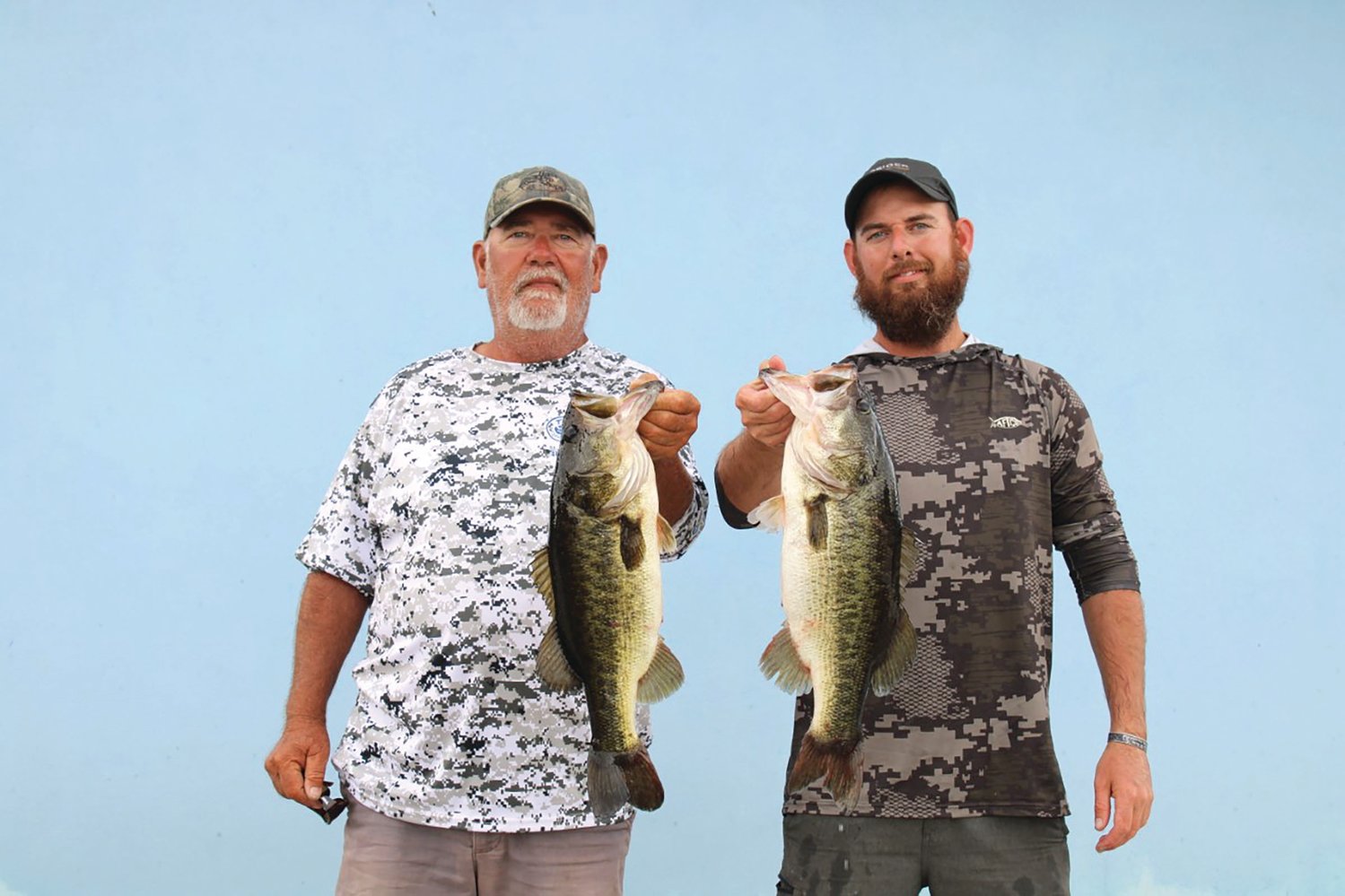 Second place with a total weight of 16.75 pounds went to Kyle and Larry Powers.